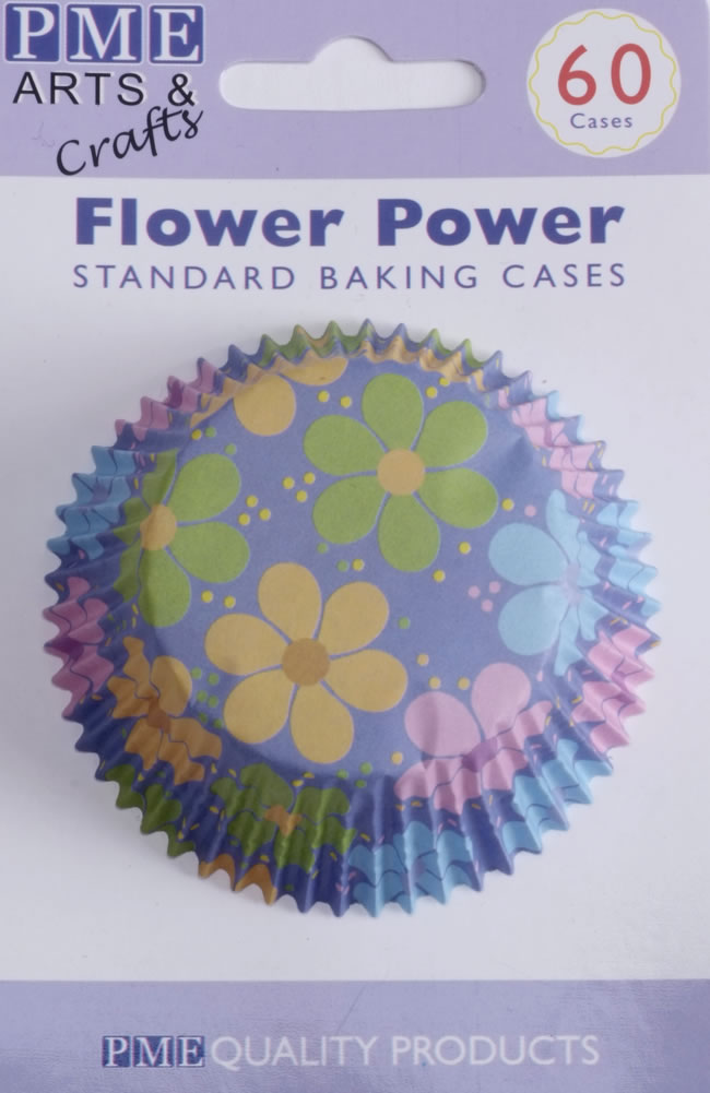 Billede af PME standard cupcakeforme Flower Power pk/60